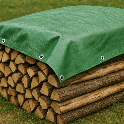 Abdeckplane 4x5m Gewebeplane Bootsplane Schutzplane Holz Plane Abdeckplanen