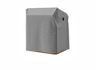 AquaShield Strandkorbhülle 128x105xH165/140 cm hellgrau, 100% Polyester