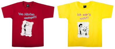 Kinder Fun T-Shirt Greg`s Tagebuch Größe 140 Jungen Mädchen Spaß kurzärmlig neu
