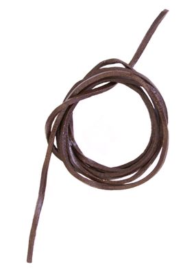 Lederband, Vierkantriemen braun, 100 cm