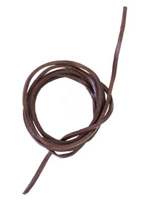 Lederband, Vierkantriemen braun, 120 cm