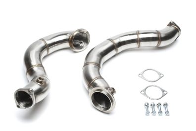 TA Technix Edelstahl-downpipe 76MM 3 ZOLL FÜR BMW 135I + 335I Biturbo N54 MOTOR