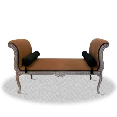 Casa Padrino Barock Sitzbank 110 x 40 x H. 60 cm - Hotel Möbel