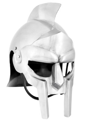 Gladiatoren Helm Maximus aus Stahl, ohne Dornen