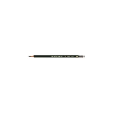 FABER-CASTELL 9000 Bleistifte HB grün mit Radierer 12 St