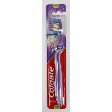12x Handzahnbürste "ZigZag" Colgate medium Familienpackung