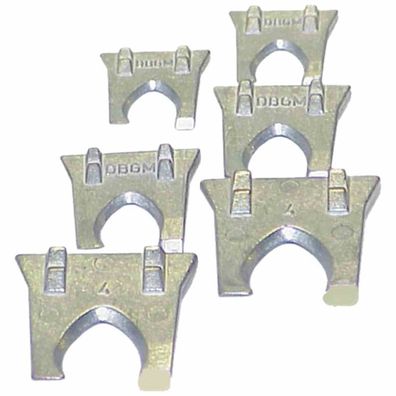 Metallkrallen-Set 6tlg. je 2x2-3-4
