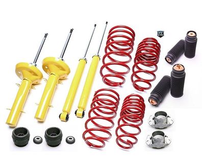 TA Technix Sportfahrwerk Komplett SET AUDI A3, W GOLF IV/BORA, SEAT LEON