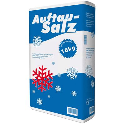 10kg Streusalz im Sack Auftausalz Straßensalz Tausalz Streumittel Steinsalz