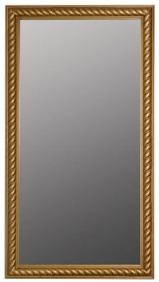 Casa Padrino Barock Wohnzimmer Spiegel / Wandspiegel Antik Gold 72 x H. 132 cm - Baro