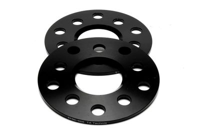 Spurplatten Spurverbreiterung, Schwarz 2X 5MM / 10MM; LK 5X100 5X112; NLB 57,1MM