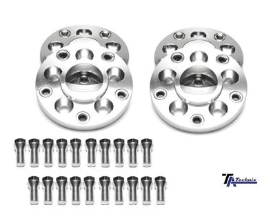 4X Lochkreisadapter VA + HA 5 X 100 AUF 5 X 120 15MM JE SEITE / 30MM JE ACHSE