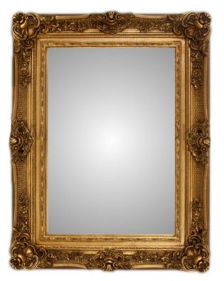 Casa Padrino Barock Wandspiegel Gold Höhe 130 cm, Breite 96 cm - Edel & Prunkvoll