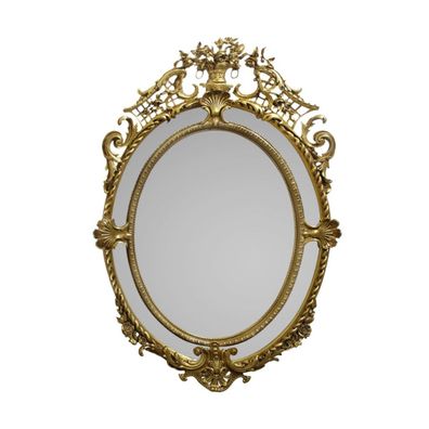 Casa Padrino Luxus Barock Spiegel 85 x H. 115 cm - Edel & Prunkvoll