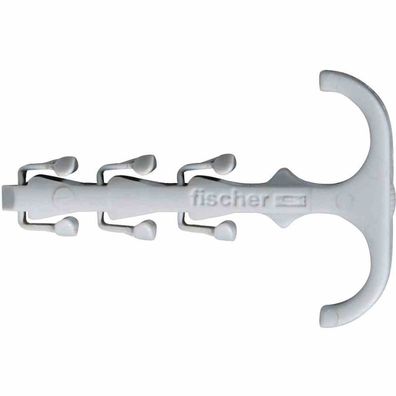 SF Steckfix + Zwillingsschelle 3-12mm Leitungsschlaufe Dübel Kabel Rohr 100Stk