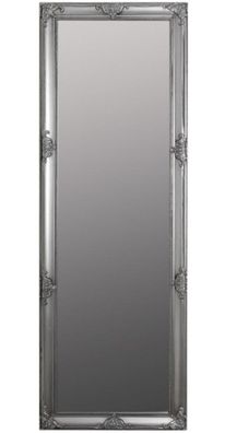 Casa Padrino Barock Wandspiegel Silber 65 x H. 190 cm - Handgefertigter Barock Spiege