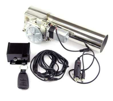 Klappenauspuff-system AUS Edelstahl, Elektrisch - 63MM AUßENDURCHMESSER