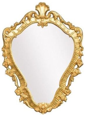 Casa Padrino Luxus Barock Spiegel Gold 41 x 3 x H. 57 cm - Wandspiegel im Barockstil