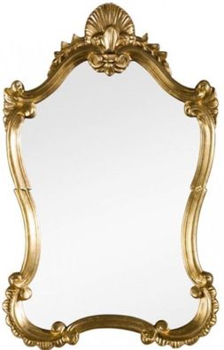 Casa Padrino Luxus Barock Wandspiegel Gold 46 x 5 x H. 73 cm - Wohnzimmer Spiegel - G