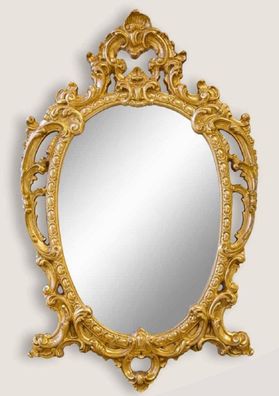 Casa Padrino Luxus Barock Spiegel Gold - Prunkvoller Wandspiegel im Barockstil - Baro