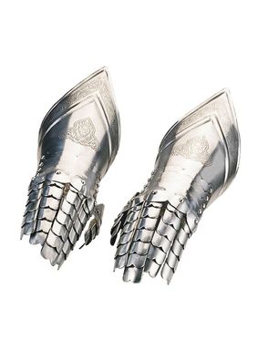 Panzerhandschuhe, graviert, Marto