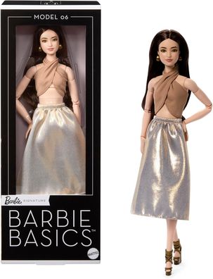 Mattel JJX25 Barbie Signature Barbie Basics 06 Puppe Doll Mode Fashion Spielzeug
