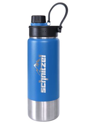 Schnitzel UJO Edelstahl Trinkflasche, isoliert, 530 ml, Blau
