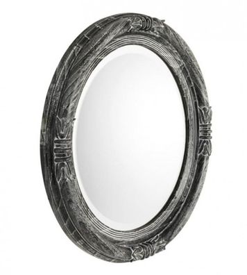Casa Padrino Luxus Designer Wandspiegel Durchmesser 80 cm - Luxus Spiegel