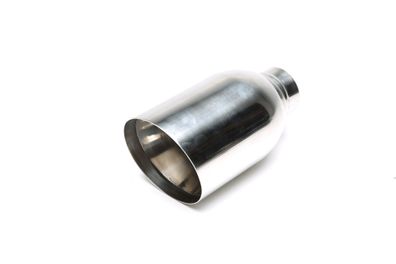 TA Technix Endrohr Edelstahl Universal 115 X 110MM OVAL / SCHARF / Angeschrägt
