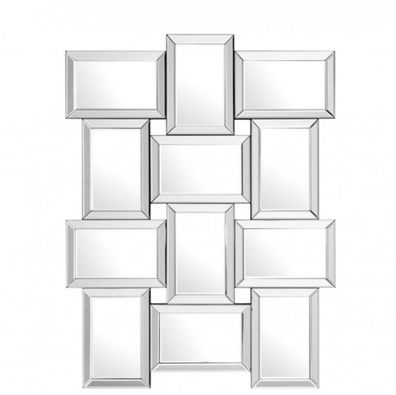 Casa Padrino Designer Luxus Spiegelglas Wandspiegel 91 x H 120 cm - Luxury Collection