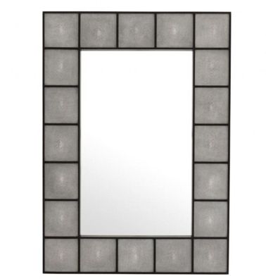 Casa Padrino Designer Luxus Mahagoni Wandspiegel 100 x H 140 cm - Luxus Qualität