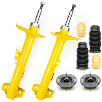2 SPORT-STOßDÄMPFER VORNE + 2 Domlager + Staubschutz - FÜR BMW 3ER E36, AB 06/92