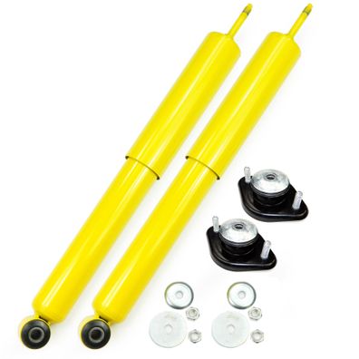 2 SPORT-STOßDÄMPFER HINTEN Hinterachse + 2 Domlager HA FÜR BMW E30, E36 Compact