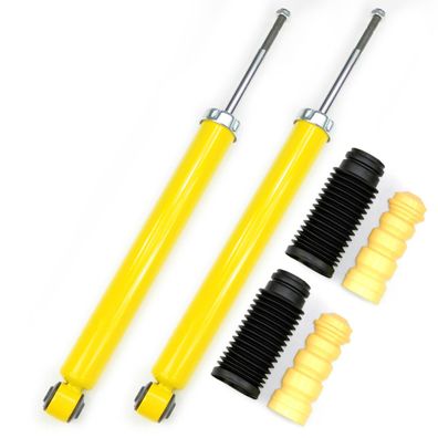 2 SPORT-STOßDÄMPFER HINTEN Hinterachse + Staubschutz - FÜR BMW 3ER E36, 3ER E46
