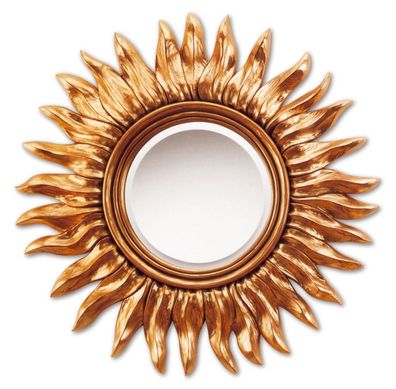 Casa Padrino Luxus Spiegel / Wandspiegel Gold Ø 82 cm - Designer Kollektion