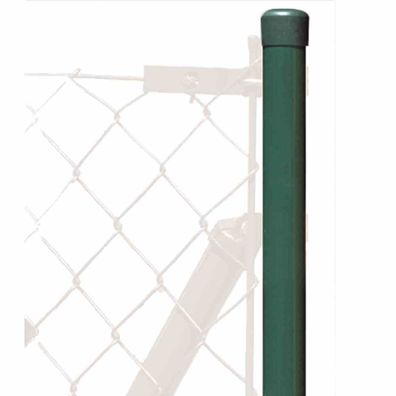 Zaunpfahl feuerverzinkt + grün 44 x 1750 mm