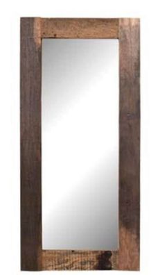 Casa Padrino Landhausstil Wandspiegel Naturfarben 80 x 3 x H. 170 cm - Landhausstil M
