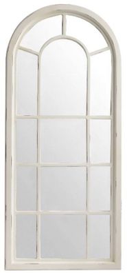 Casa Padrino Landhausstil Spiegel Antik Weiß 70 x 4 x H. 160 cm - Handgefertigter Wan