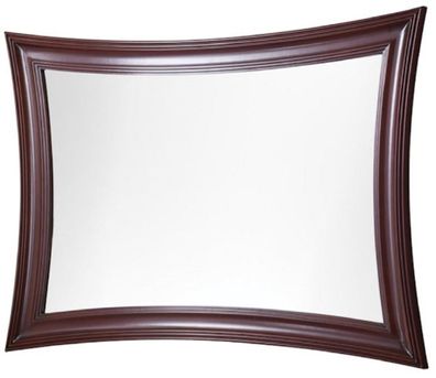 Casa Padrino Luxus Wandspiegel Dunkelbraun 85 x 2,5 x 120 cm - Spiegel mit Massivholz