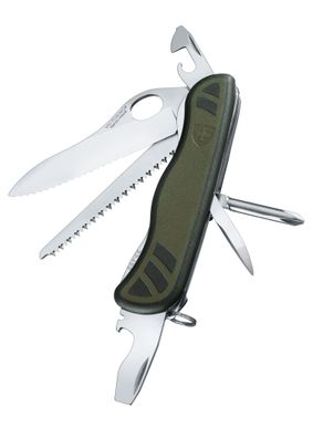 Schweizer Soldatenmesser 08, grün/schwarz