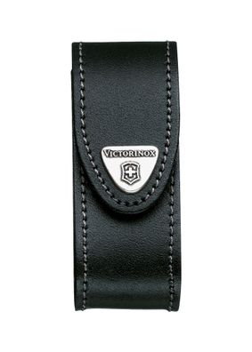 Victorinox Gürteletui für Schweizer Taschenmesser, schwarzes Leder, 100 x 35 mm