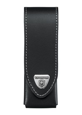 Victorinox Gürteletui für Schweizer Taschenmesser, schwarzes Leder, 122 x 30 mm