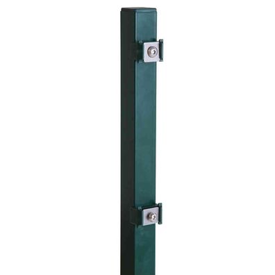Einstabzaunpfosten 2000mm grün New-System Strebe Zaunpfosten Zaunstrebe Zäune