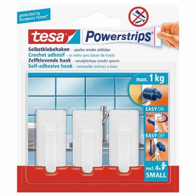 Powerstrips Haken Classic weiß Inhalt: 3 Stück