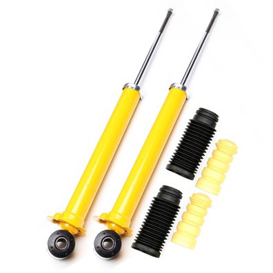 2X SPORT-STOßDÄMPFER Gasdruck HINTEN + Staubkappen FÜR AUDI 80 8C B4