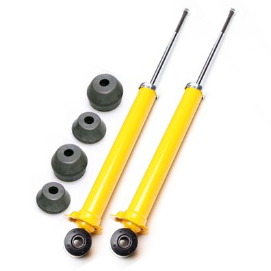 2X SPORT-STOßDÄMPFER Gasdruck HINTEN + Domlager - AUDI 80 8C B4