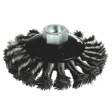 Scheibenbürste 115mm/22,2 gezopft, für Winkelschleifer