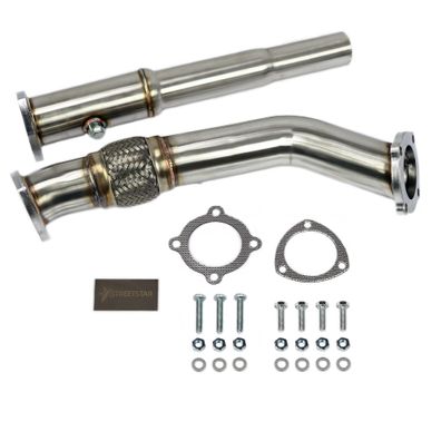 Edelstahl Downpipe 1,8T 3" ZOLL FÜR AUDI A3 8L VW GOLF IV BEETLE K03 Hosenrohr