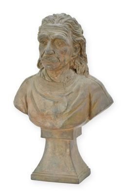 Bronzebüste von Albert Einstein Replikat Retro Design Dekoration