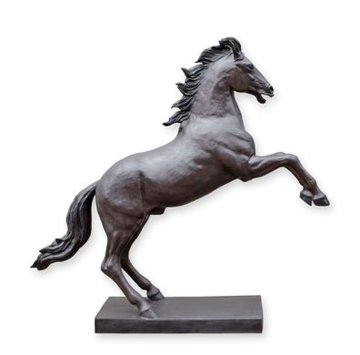 Bronzeskulptur Pferd 220cm Replikat Retro Design Dekoration